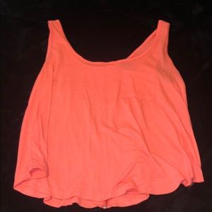 Orange/coral tank top